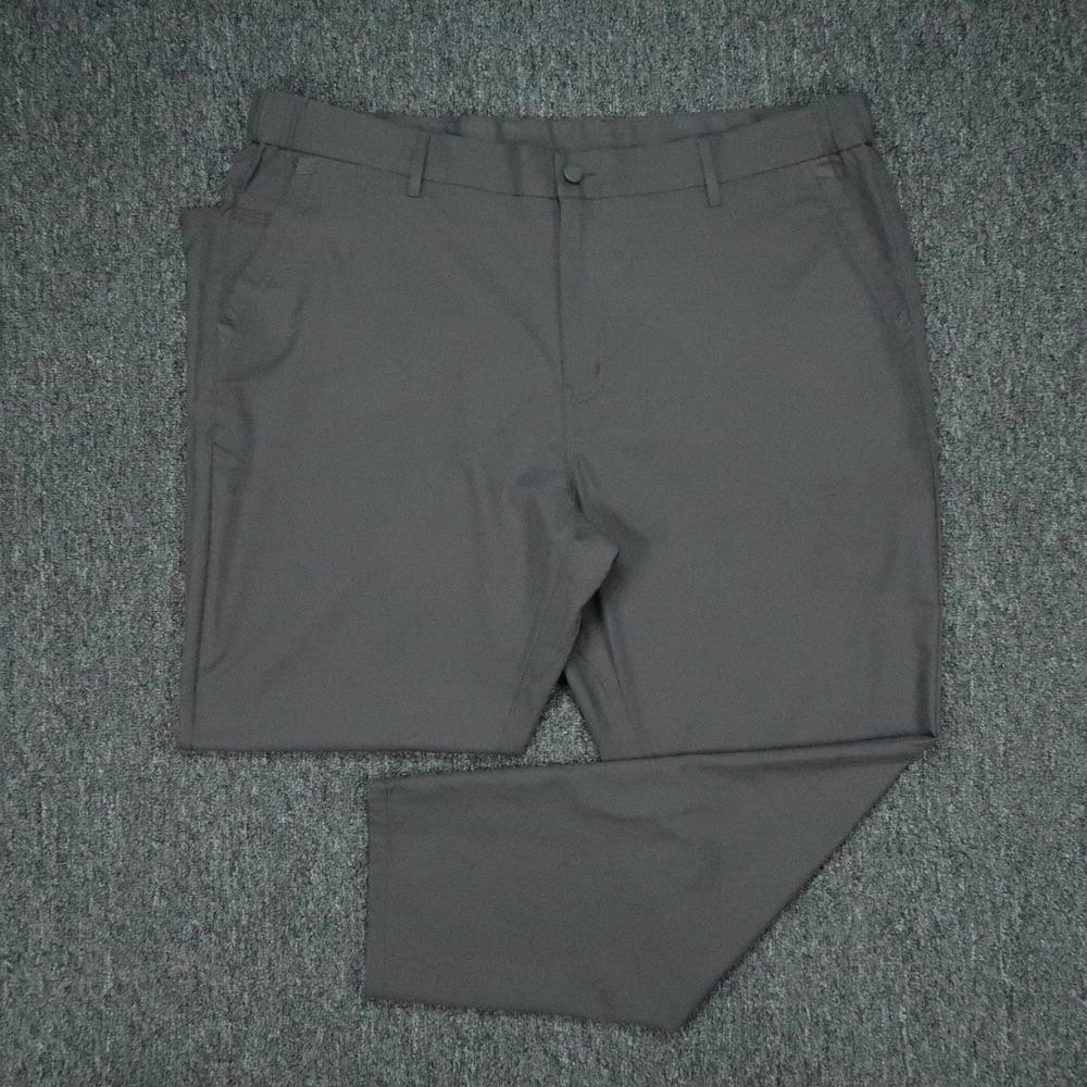 Jack Archer Pants Men 40x28 Charcoal Jetsetter Straight Zip Pocket Golf Travel
